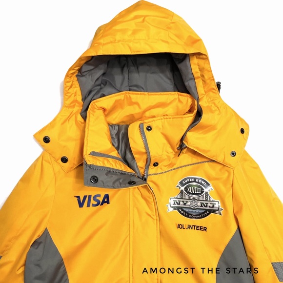 NFL Super Bowl 48 Gold And Grey Volunteer Jacket - Picture 3 of 8